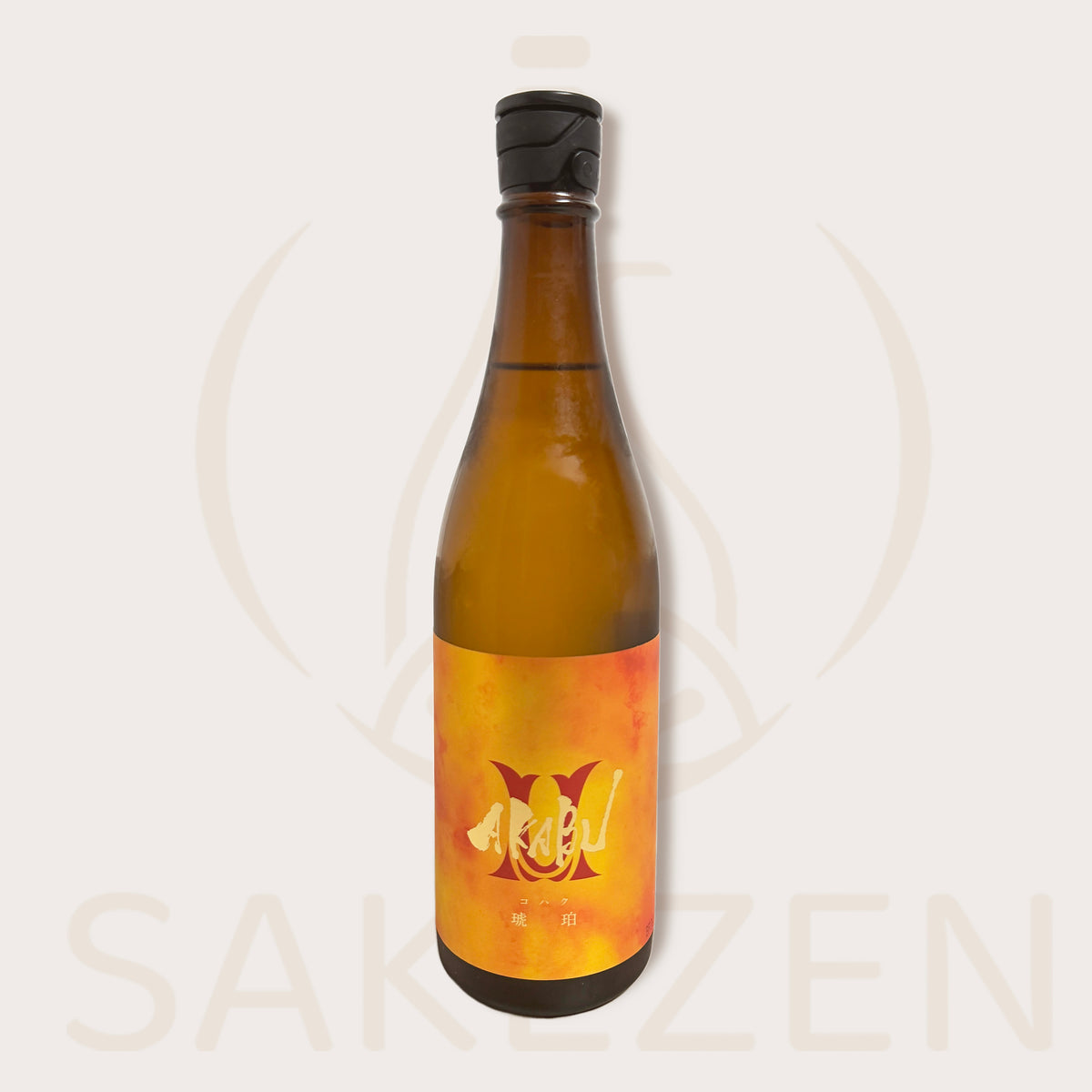 Bottle of AKABU Kohaku sake