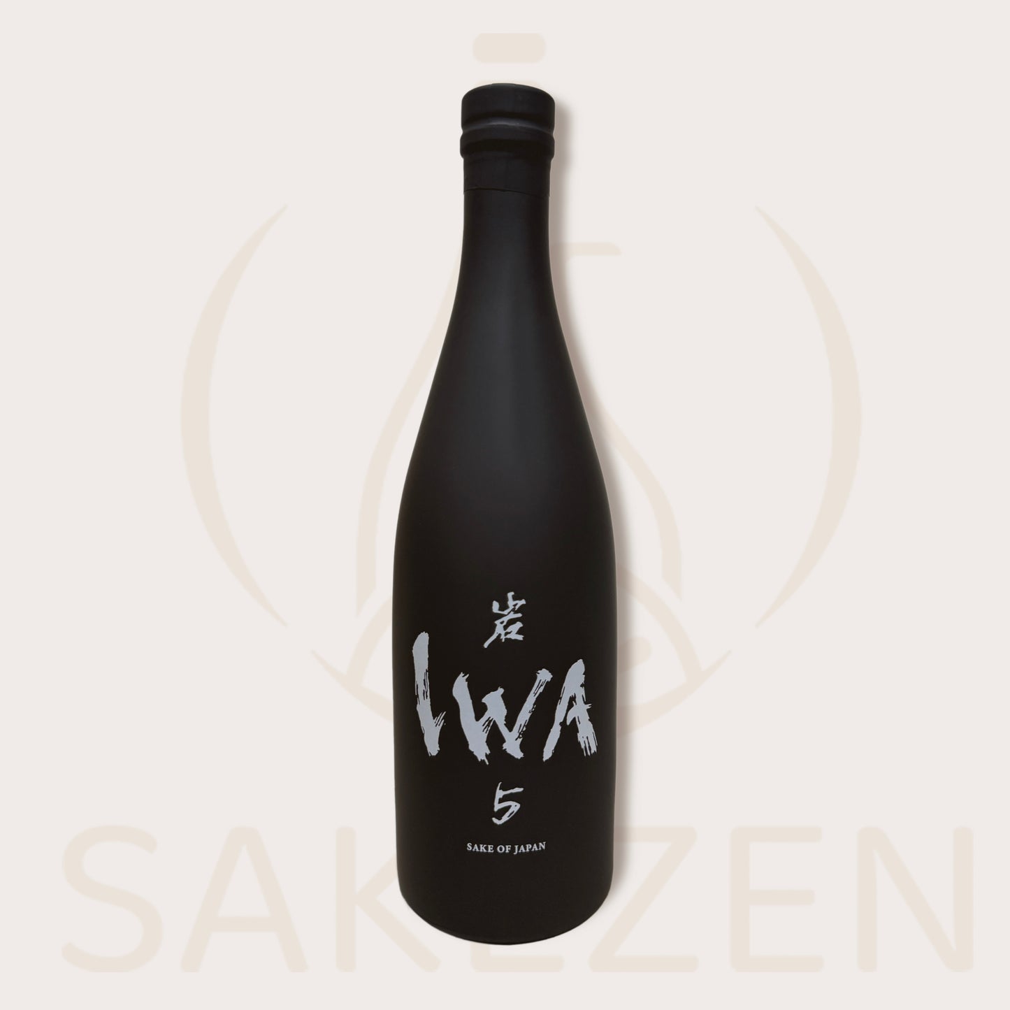 Bottle of IWA 5 Assemblage 4 Junmai Daiginjo brewed at Shiraiwa Brewery Toyama