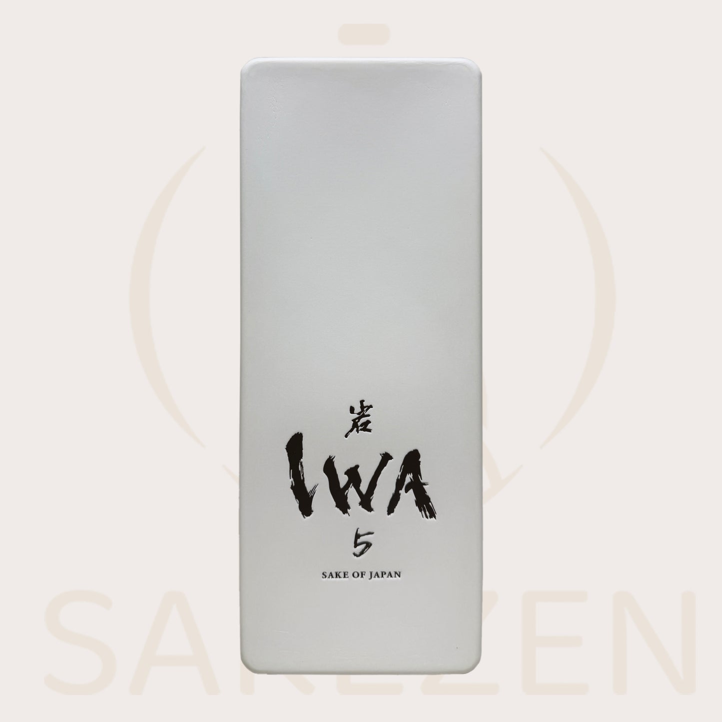 Box of IWA 5 Assemblage 4 Junmai Daiginjo brewed at Shiraiwa Brewery Toyama