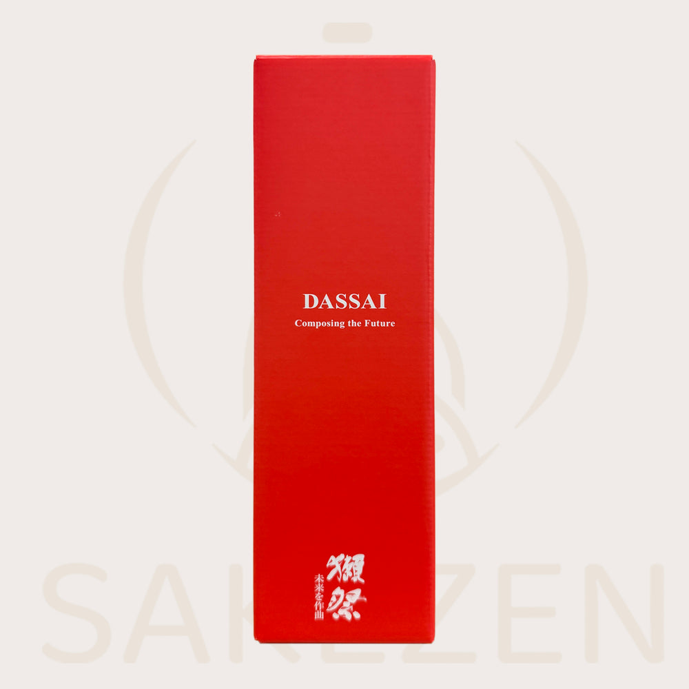 Bottle of Dassai Composing the Future Junmai Daiginjo sake