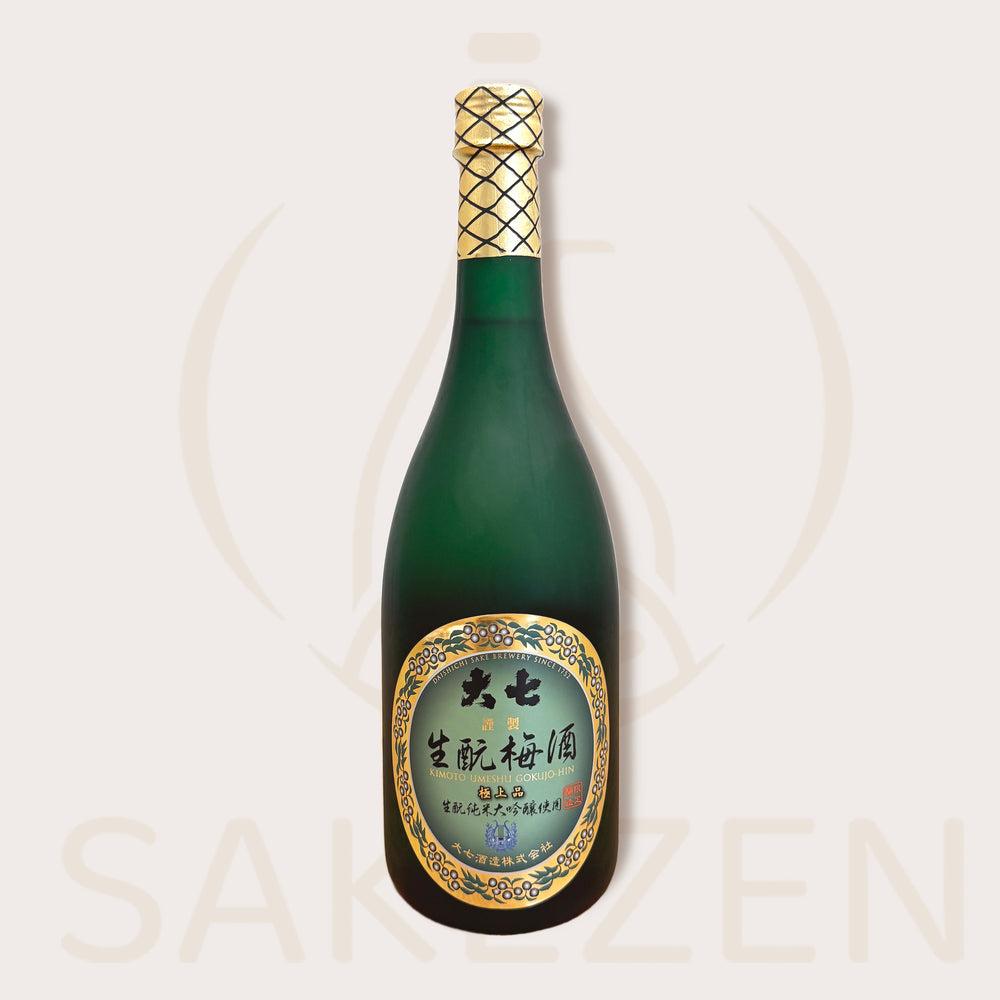 Bottle of Daishichi Kimoto Umeshu Gokujohin