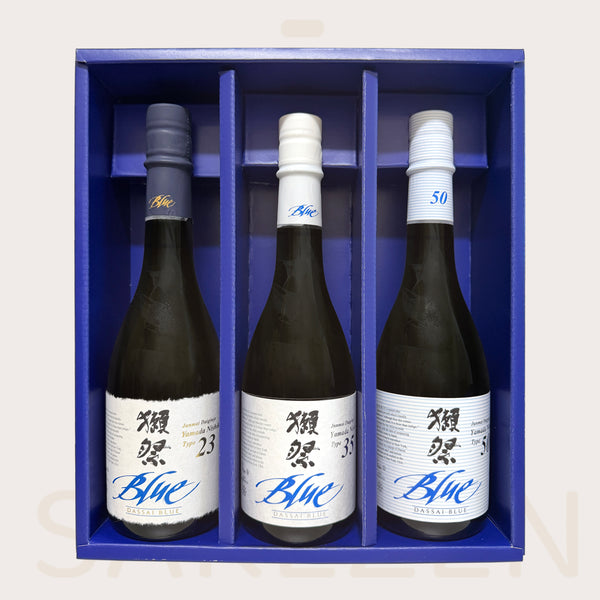 Dassai Blue Essential Trio - Premium Sake Gift Set (NY) | SAKEZEN