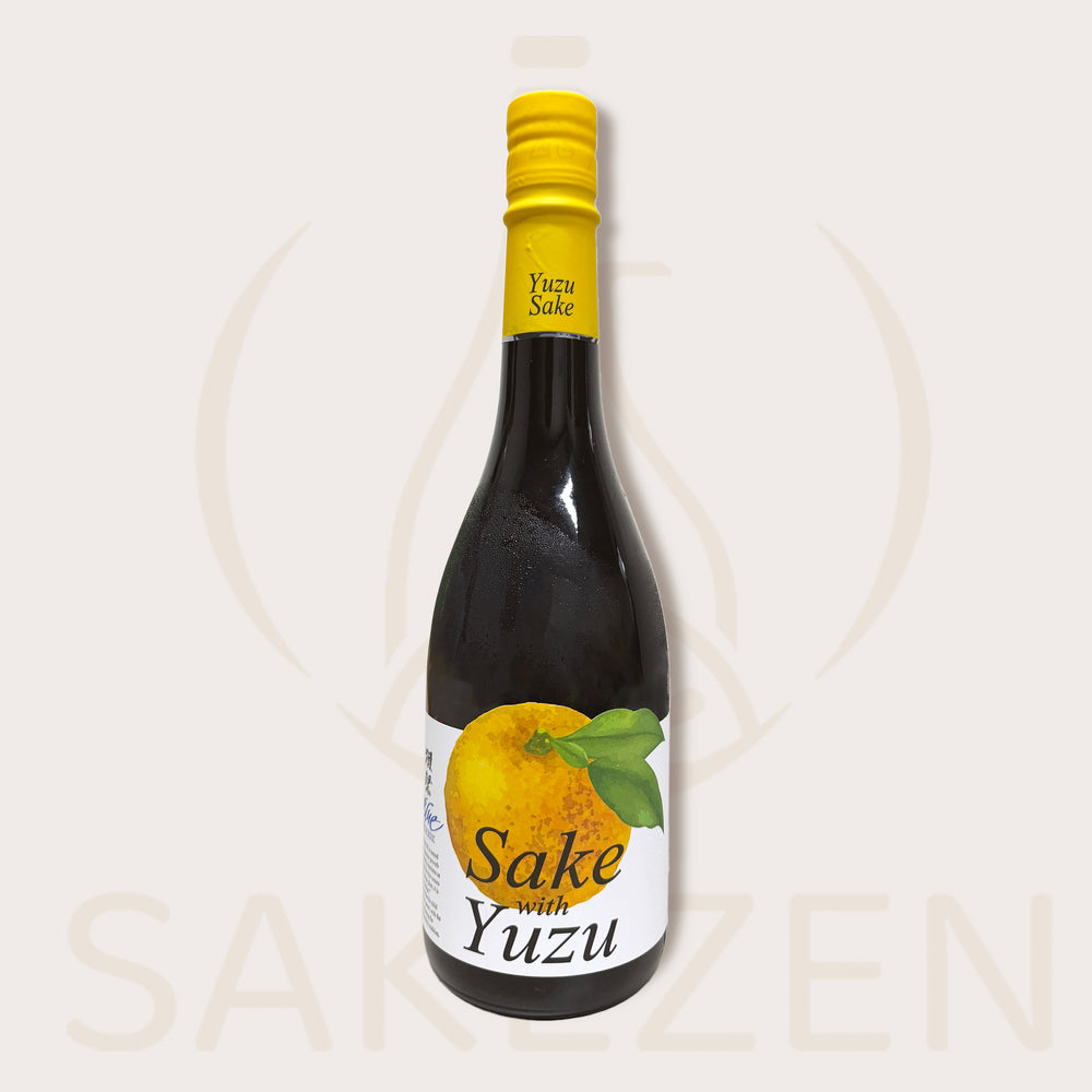 Bottle of Dassai Blue with Yuzu sake from New York