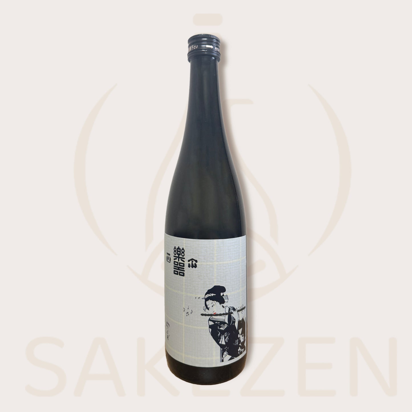 Bottle of Gakki Masamune Junjo Junmai sake from Fukushima