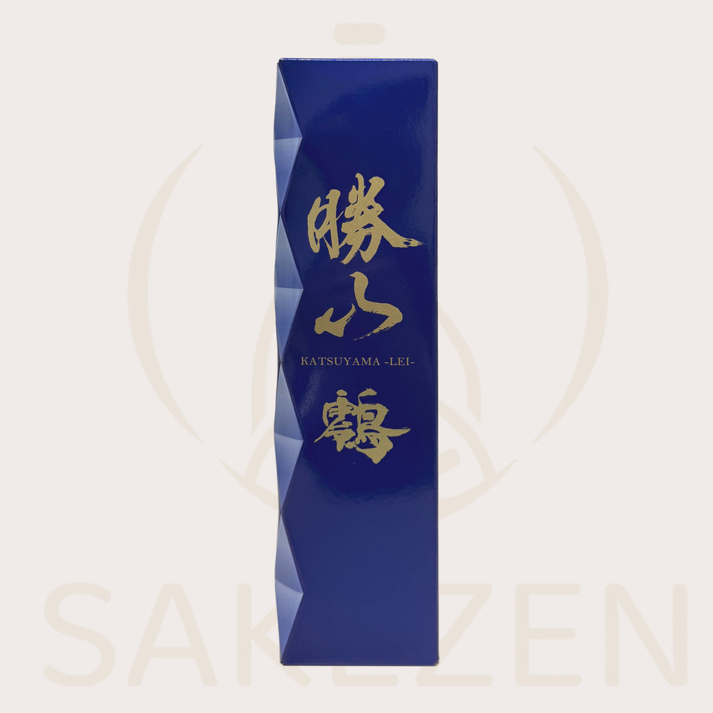 Bottle of Katsuyama Lei Junmai Ginjo sake from Miyagi