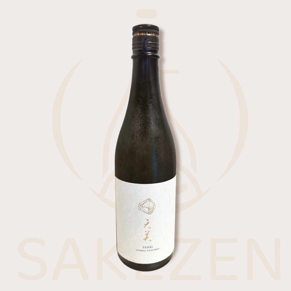 Bottle of Tenbi Junmai Daiginjo sake